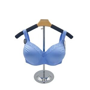 Playtex Secrets‎ Body Revelation Underwire Seamless Molded Bra 4823 38DD Blue